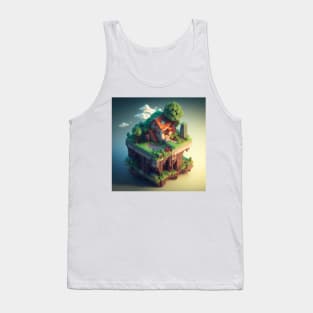 My small worlds : Mountain chalet 1 Tank Top